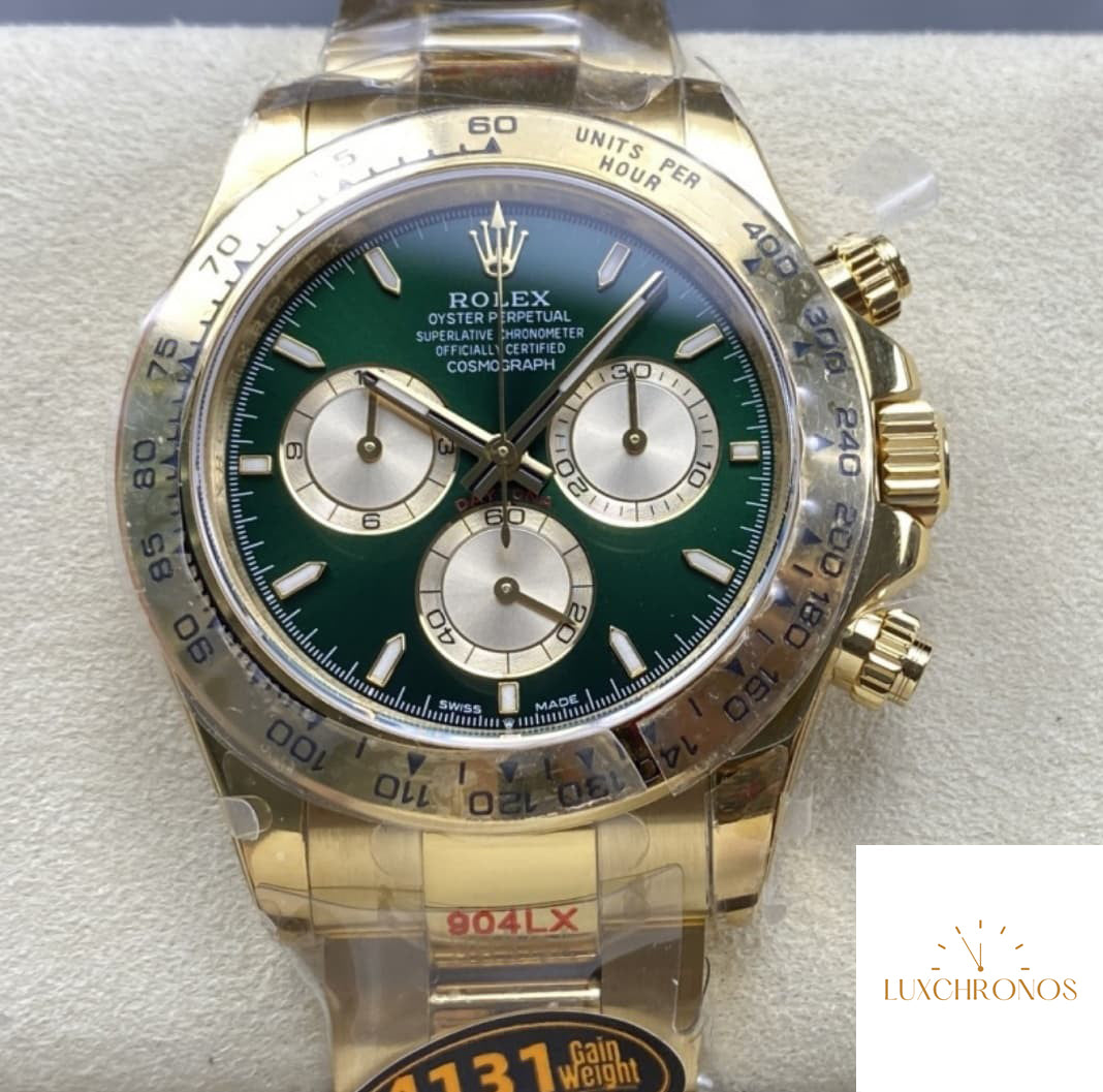 Replica Rolex Daytona 126508-0008 1:1 Best Version QF Factory Green Dial