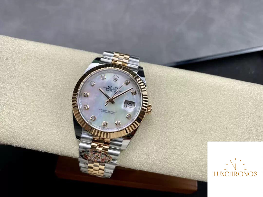 Replica Rolex Datejust 41MM M126331-0014 1:1 Best Edition Clean Factory Mother-Of-Pearl Dial