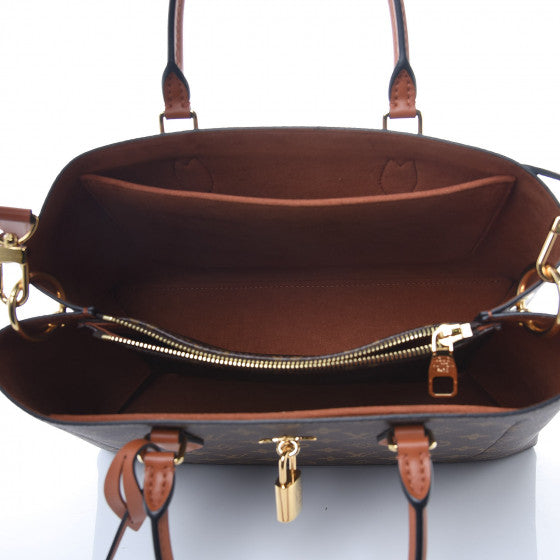 LOUIS VUITTON MONOGRAM FLOWER TOTE BROWN
