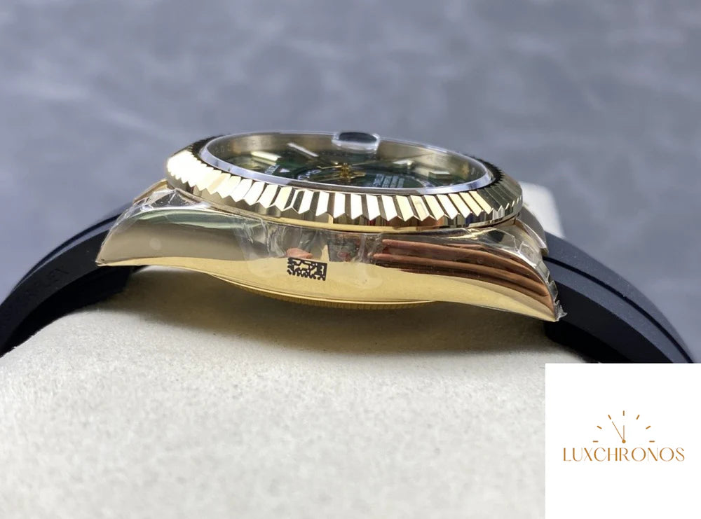 REPLICA ROLEX SKY-DWELLER 336238-0004 11 BEST VERSION NOOB FACTORY GREEN DIAL