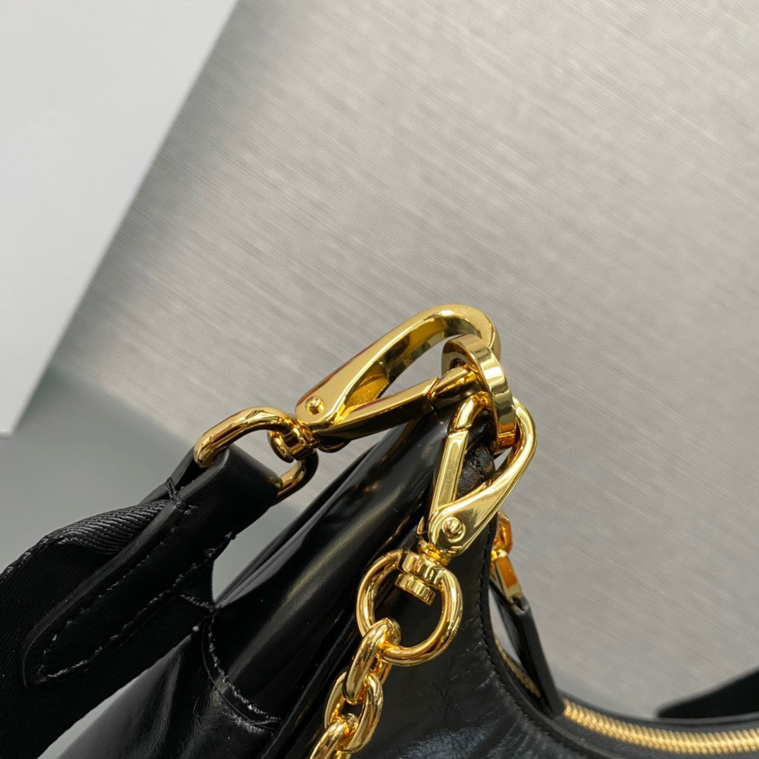 PRADA 1BH204 Shiny black