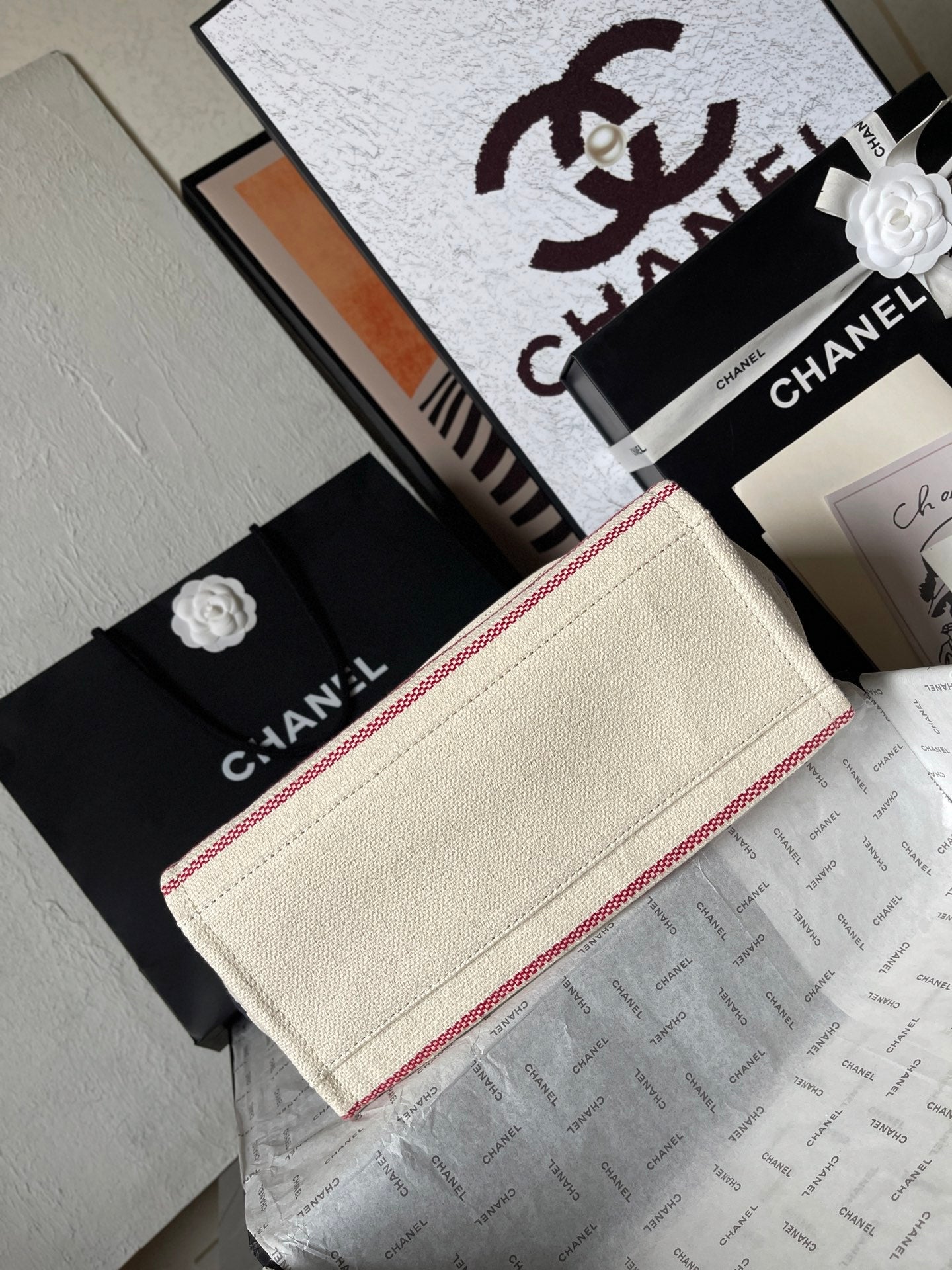 Chanel Classic Bag 3257# apricot blue