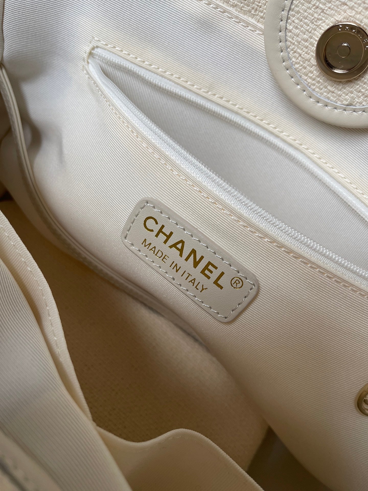 Chanel Classic Bag 3257# apricot blue
