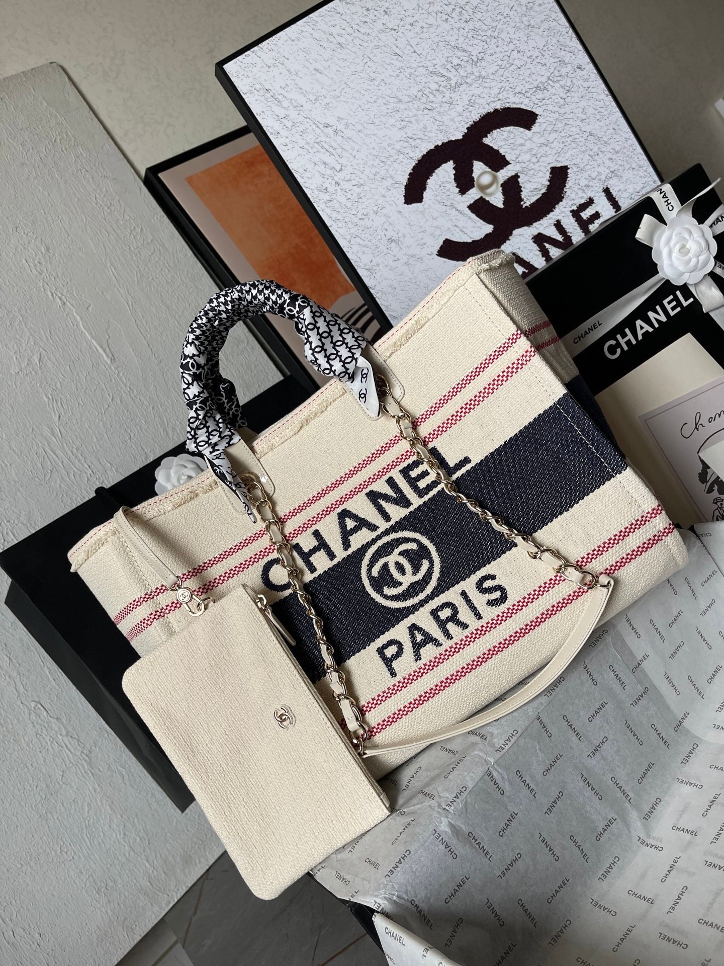 Chanel AS66941# apricot blue