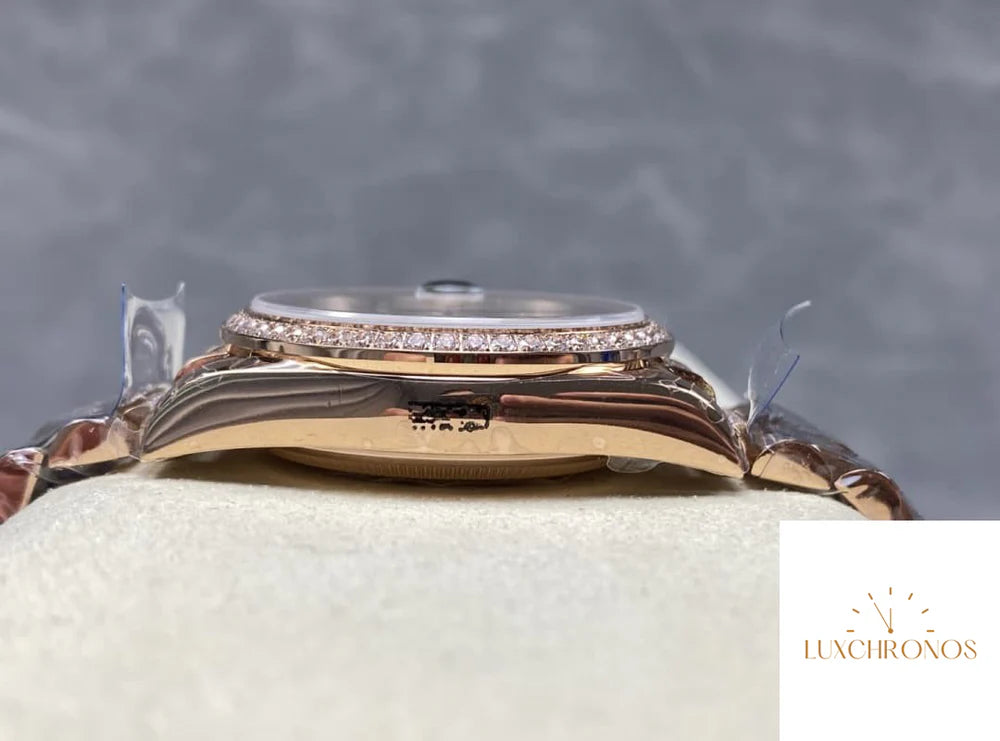 REPLICA ROLEX DAYDATE M128345RBR-0065 11 BEST EDITION 8+ FACTORY BLUE DIAL