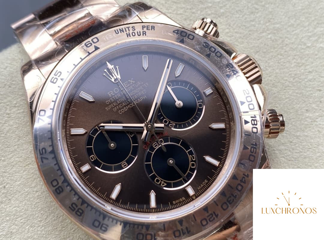 Replica Rolex Daytona 126505-0005 1:1 Best Version QF Factory Rose Gold