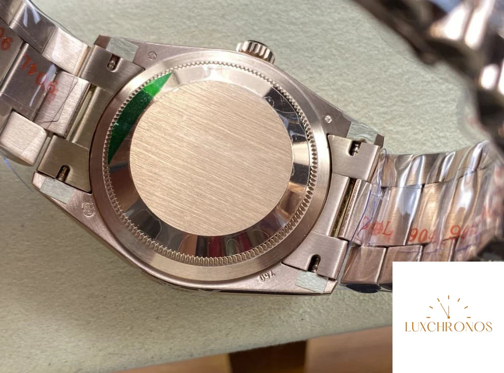 REPLICA ROLEX DAYDATE M128345RBR-0020 11 BEST EDITION 8+ FACTORY ROSE GOLD