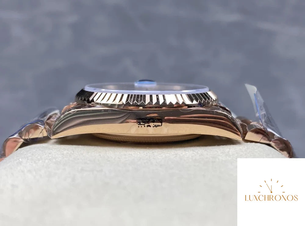 REPLICA ROLEX DAYDATE M128235-0088 11 BEST EDITION 8+ FACTORY SILVER DIAL