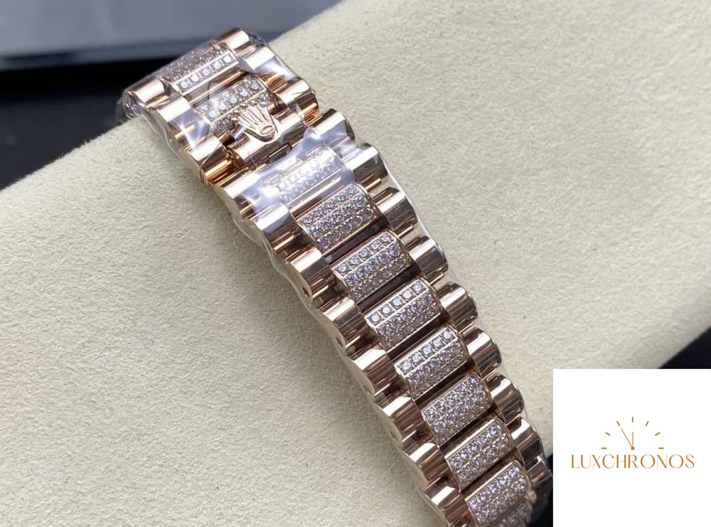 REPLICA ROLEX DAYDATE M128235-0088 11 BEST EDITION 8+ FACTORY SILVER DIAL