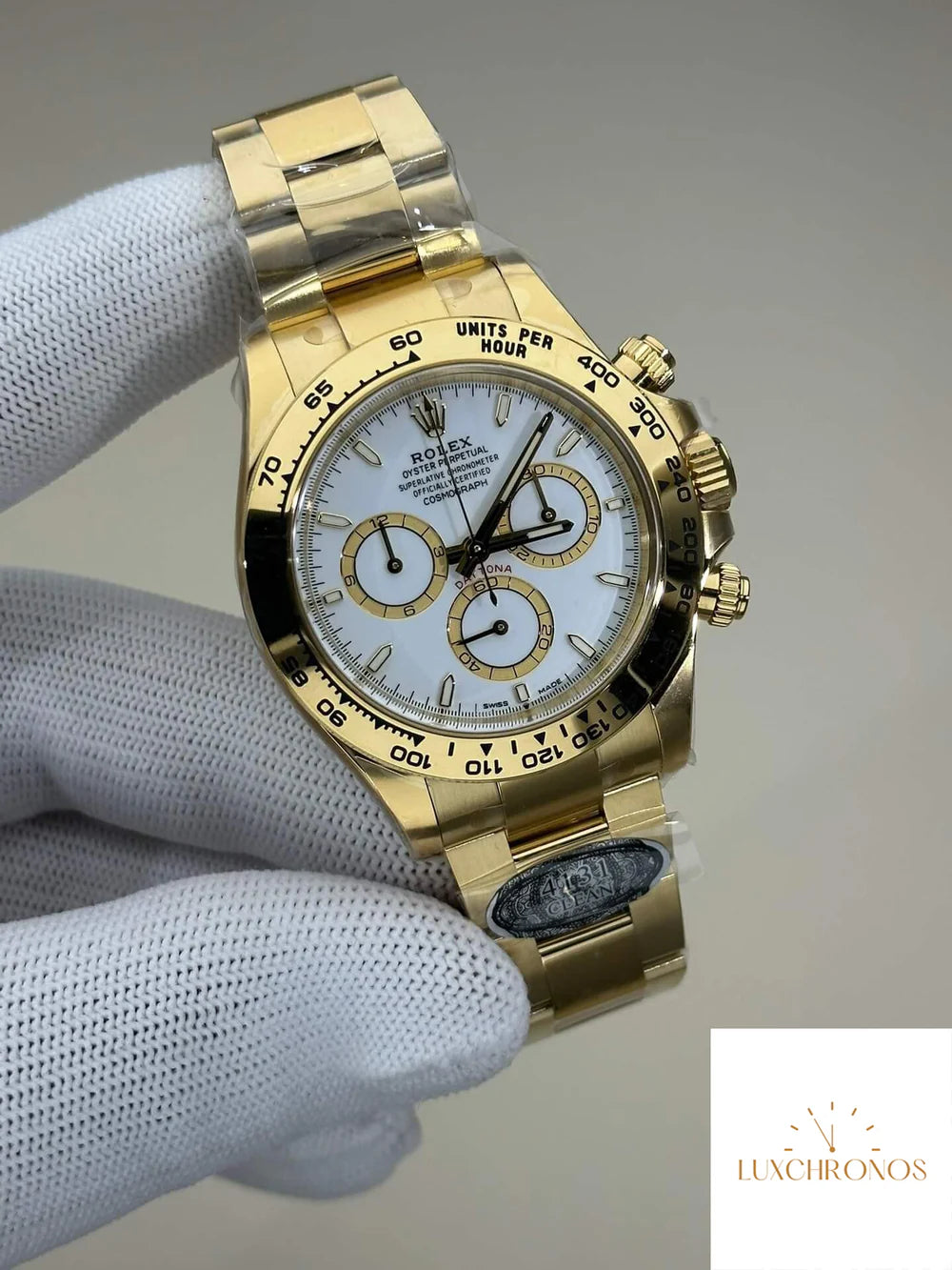 CLEAN FACTORY NEW ALL-GOLD FAKE WATCHES ROLEX DAYTONA M126508-0001