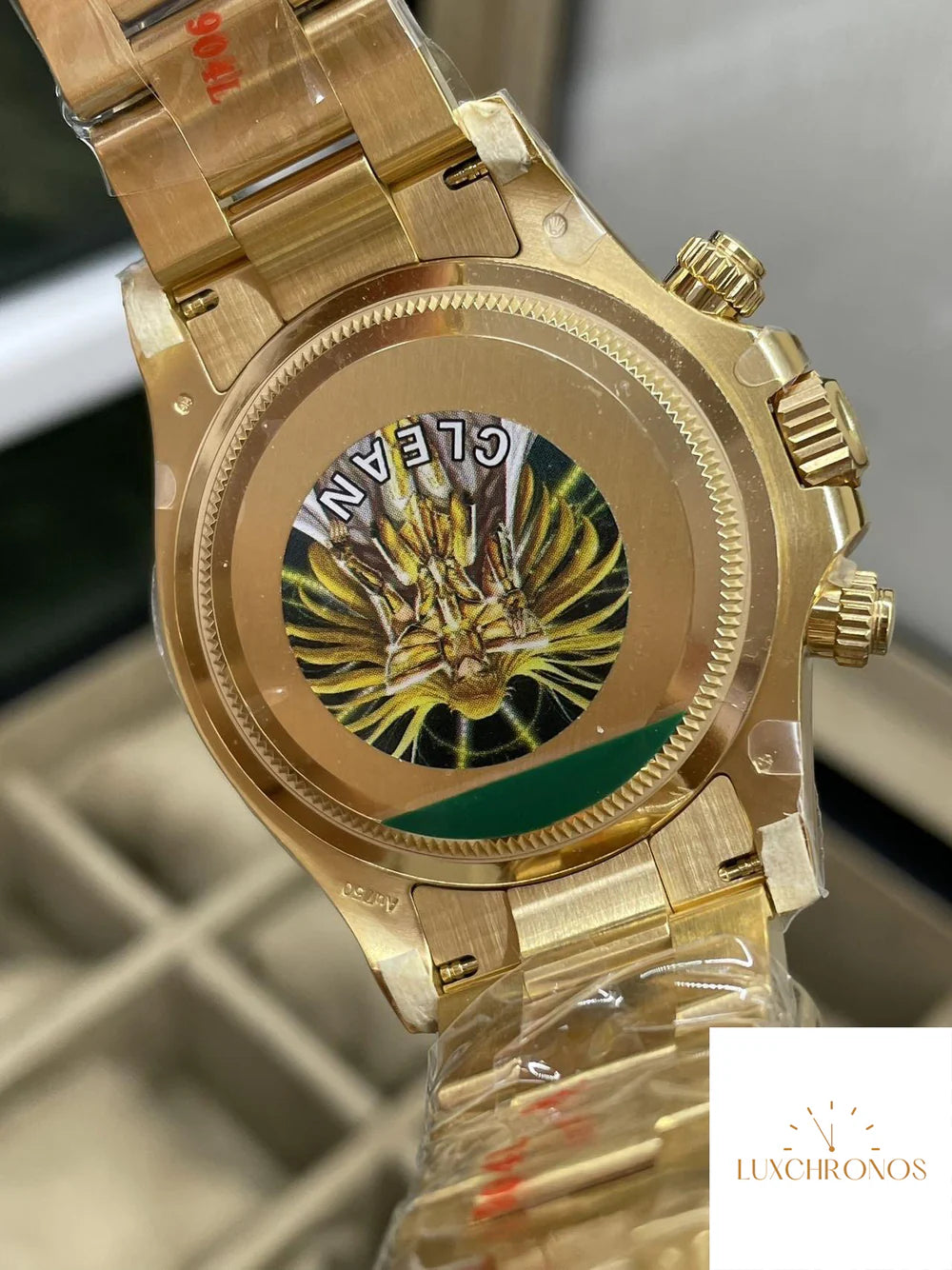 CLEAN FACTORY ROLEX COSMOGRAPH DAYTONA M126508-0006 GOLDEN COLOR