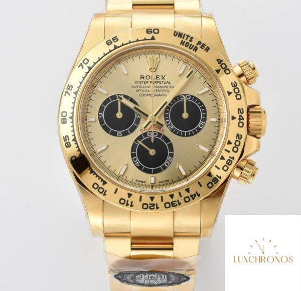 CLEAN FACTORY ROLEX COSMOGRAPH DAYTONA M126508-0006 GOLDEN COLOR