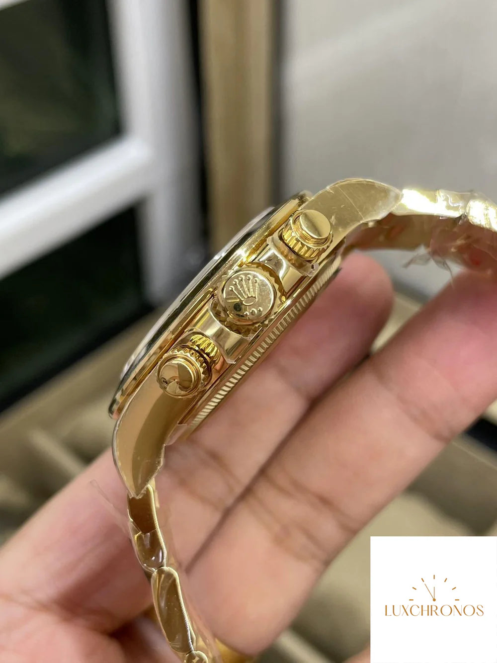 CLEAN FACTORY ROLEX COSMOGRAPH DAYTONA M126508-0006 GOLDEN COLOR