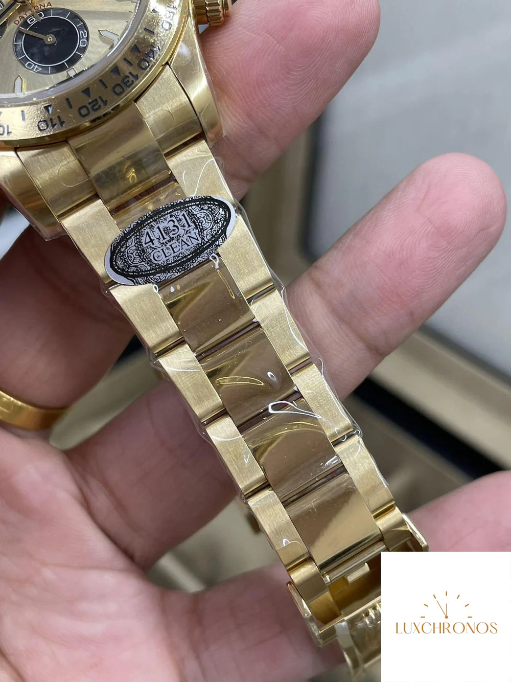 CLEAN FACTORY ROLEX COSMOGRAPH DAYTONA M126508-0006 GOLDEN COLOR