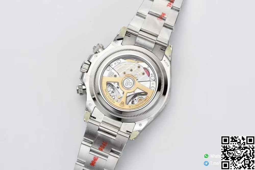 CLEAN FACTORY DAYTONA LE MANS M126529-0001 BLACK DIAL WHITE CHRONO SUB-DIAL WITH LUMINOS HOUS MARKERS 4132 MOVEMENT