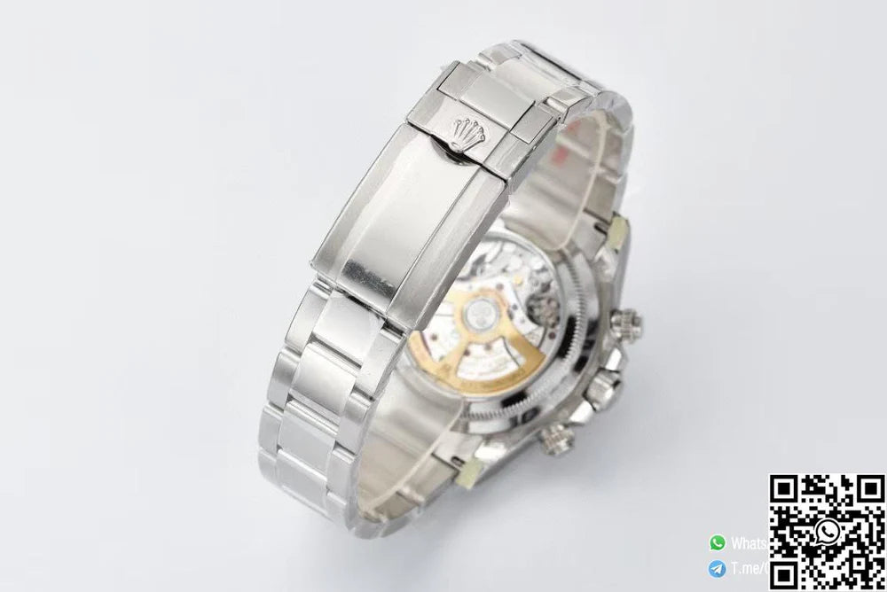 CLEAN FACTORY DAYTONA LE MANS M126529-0001 BLACK DIAL WHITE CHRONO SUB-DIAL WITH LUMINOS HOUS MARKERS 4132 MOVEMENT