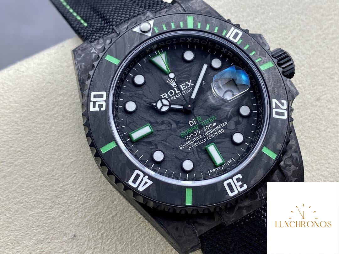 Replica Rolex Submariner DIW Modified 1:1 Best Version VS Factory Carbon Fiber Dial