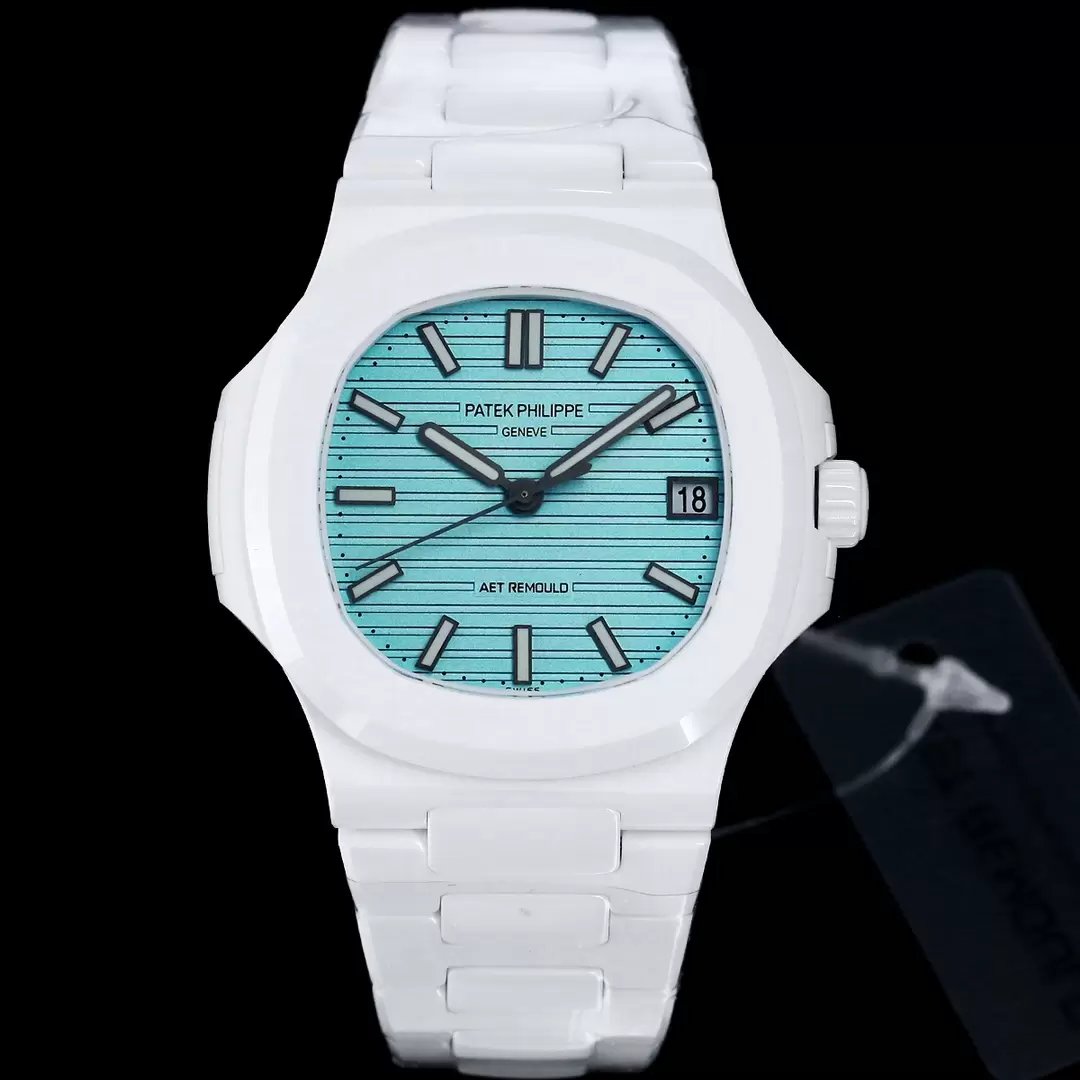 [AET modified] Patek Philippe Nautilus 5711 Ceramic Tiffany Dial 1:1 Best Edition